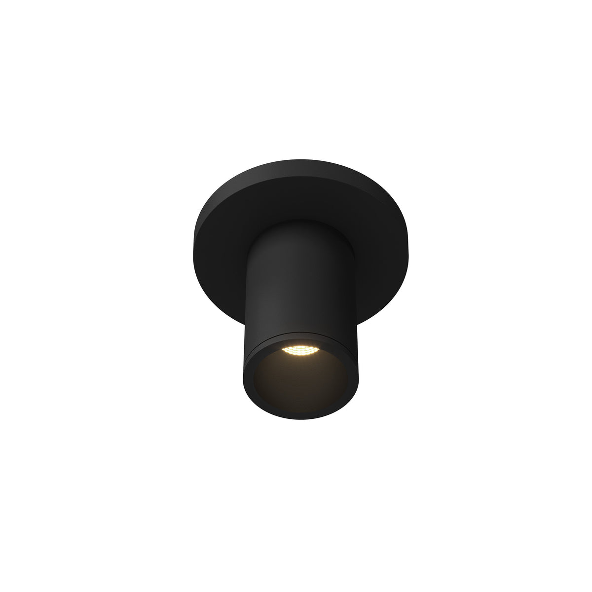 Lorna 4-in (2-in Dia.) 36 Degree Optic Black LED Ceiling Mount by KUZCO