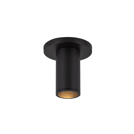 Lorna 4-in (2-in Dia.) 36 Degree Optic Black LED Ceiling Mount by KUZCO