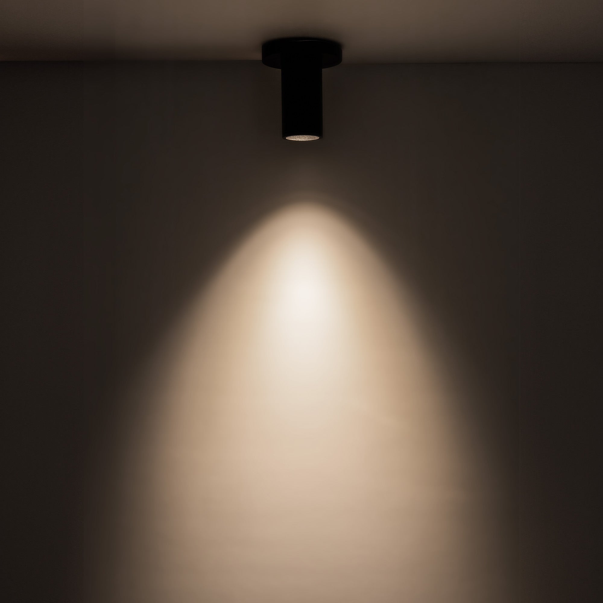 Lorna 4-in (2-in Dia.) 36 Degree Optic Black LED Ceiling Mount by KUZCO