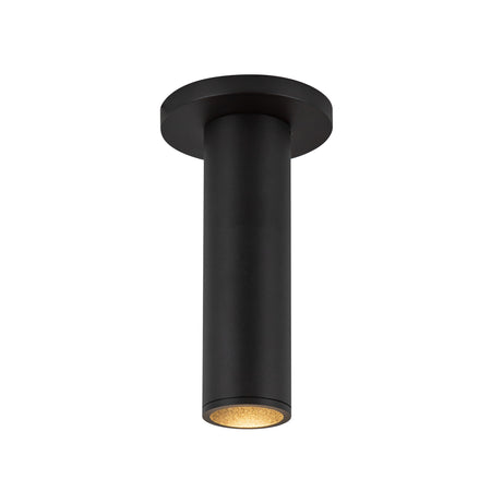 Lorna 8-in (2-in Dia.) 36 Degree Optic Black LED Ceiling Mount by KUZCO