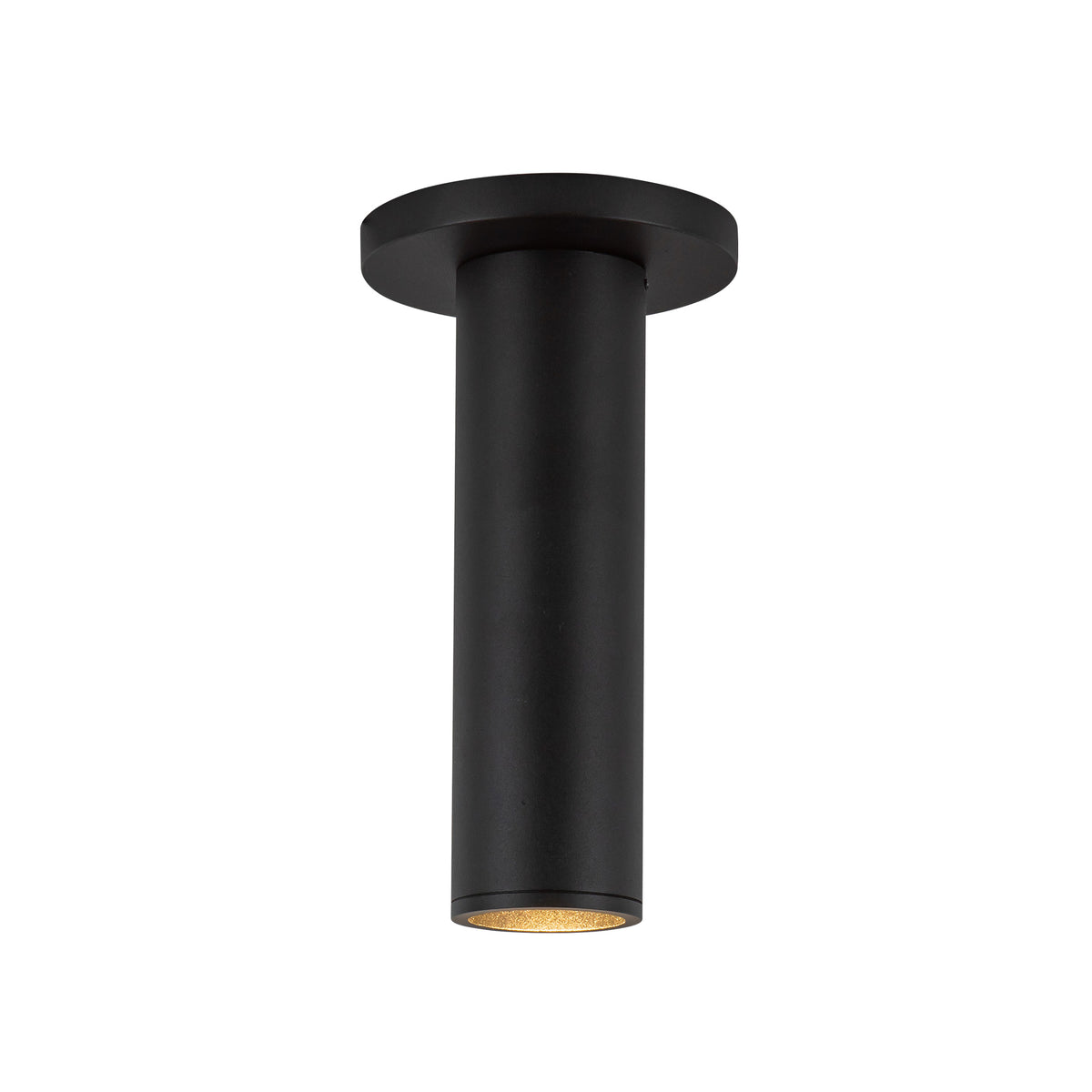 Lorna 8-in (2-in Dia.) 36 Degree Optic Black LED Ceiling Mount by KUZCO