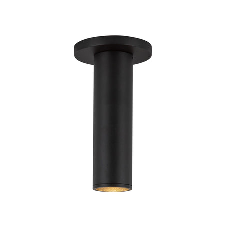 Lorna 8-in (2-in Dia.) 36 Degree Optic Black LED Ceiling Mount by KUZCO