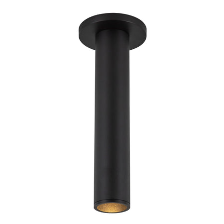 Lorna 12-in (2-in Dia.) 36 Degree Optic Black LED Ceiling Mount by KUZCO