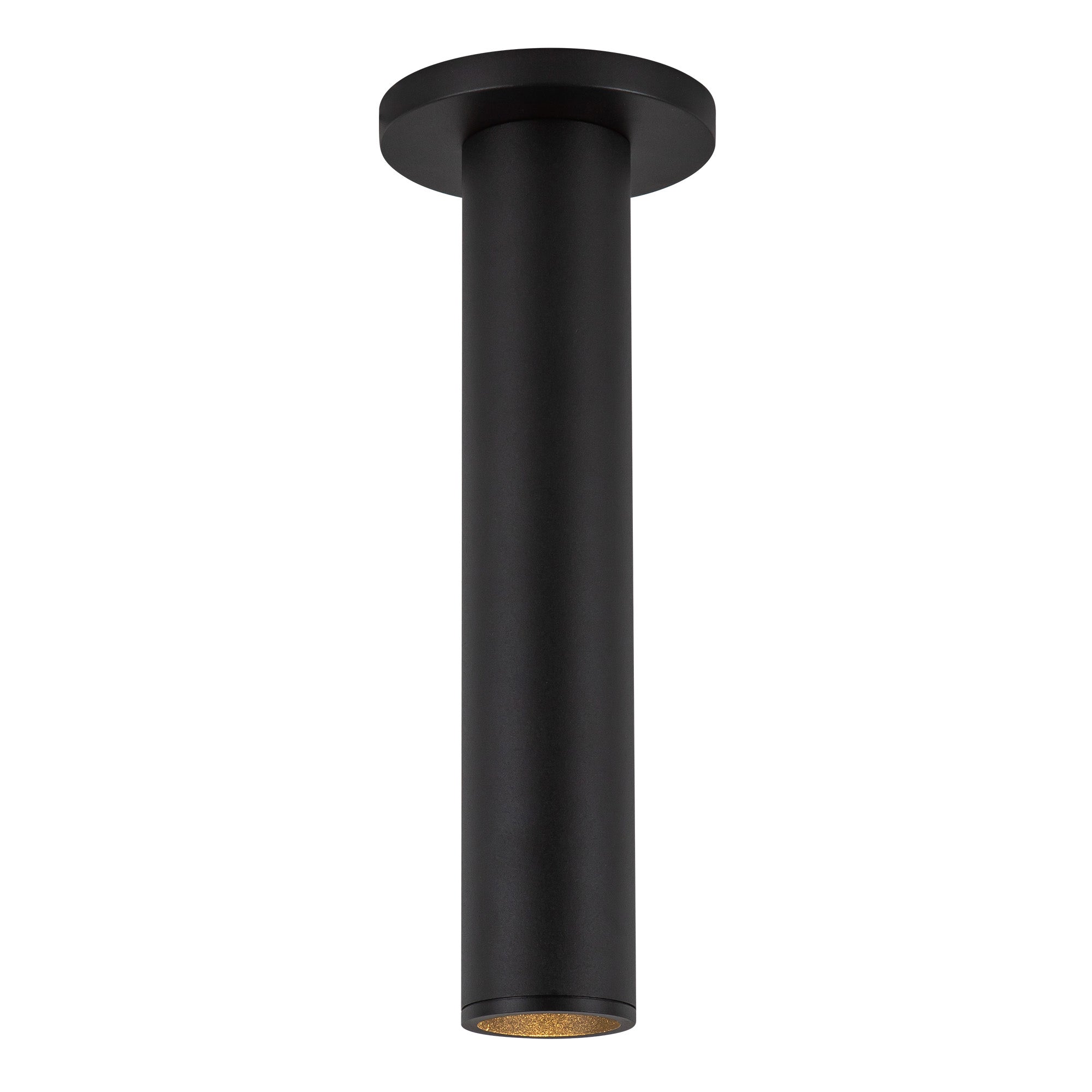 Lorna 12-in (2-in Dia.) 36 Degree Optic Black LED Ceiling Mount by KUZCO