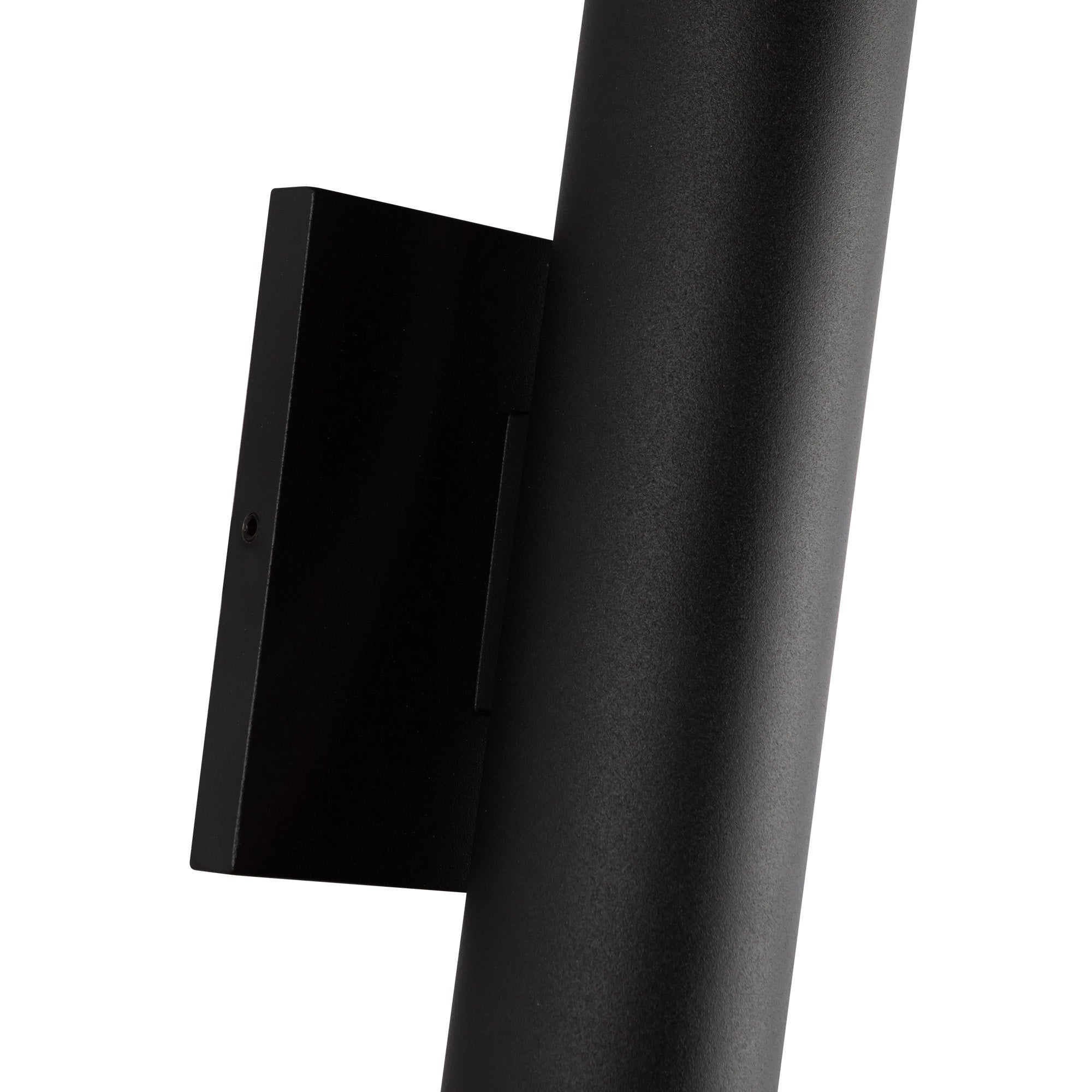 Lorna 9-in (2-in Dia.) 36 Degree Optic Black LED Wall Sconce Up/Down Light by KUZCO