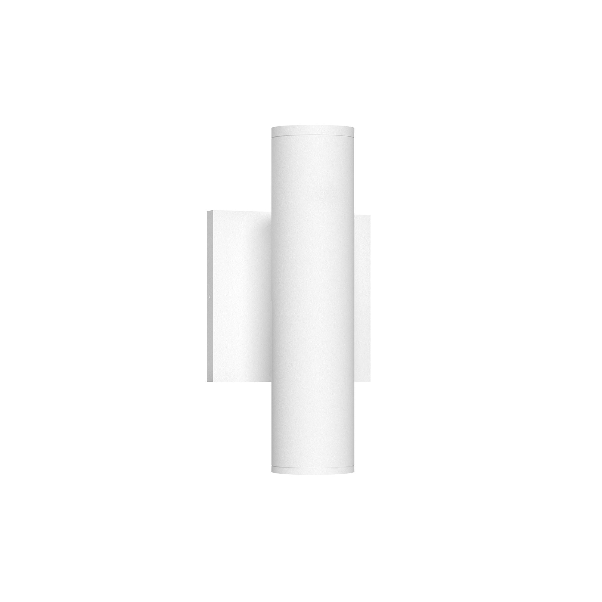 Lorna 9-in (2-in Dia.) 36 Degree Optic White LED Wall Sconce Up/Down Light by KUZCO