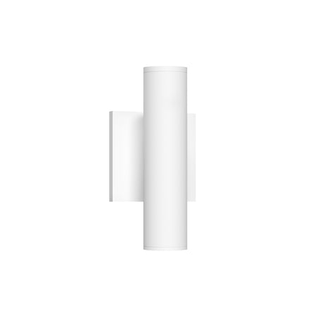 Lorna 9-in (2-in Dia.) 36 Degree Optic White LED Wall Sconce Up/Down Light by KUZCO