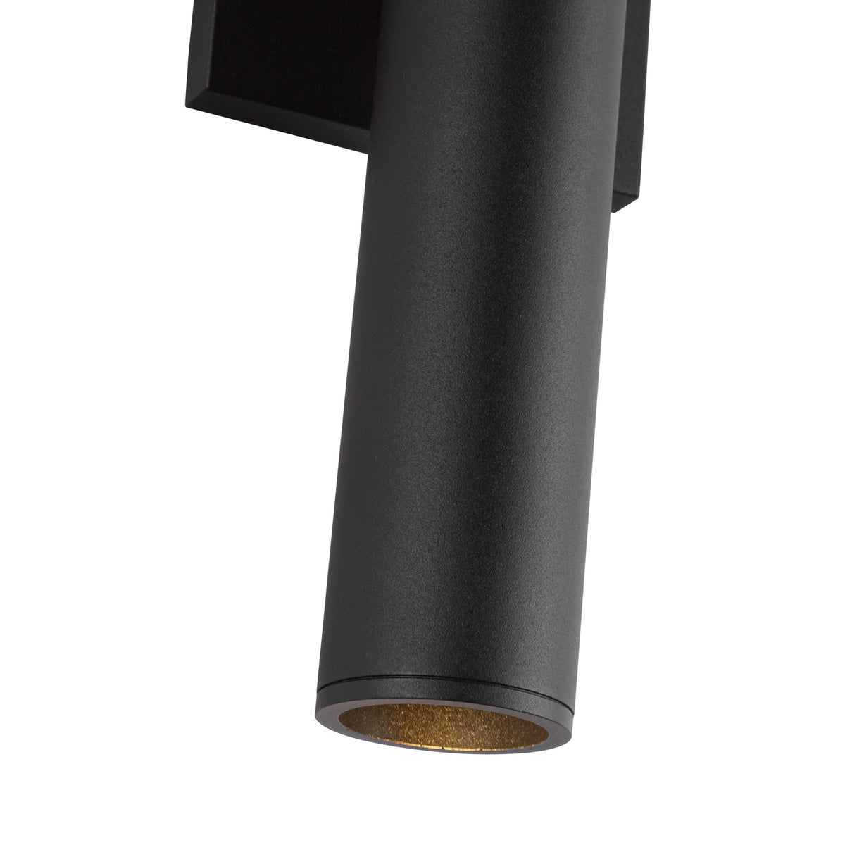 Lorna 16-in (2-in Dia.) 36 Degree Optic Black LED Wall Sconce Up/Down Light by KUZCO