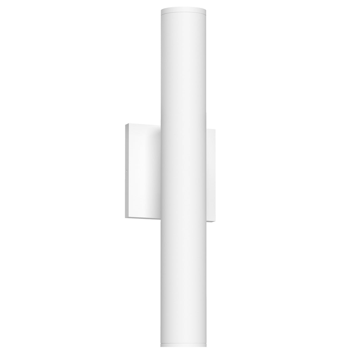Lorna 16-in (2-in Dia.) 36 Degree Optic White LED Wall Sconce Up/Down Light by KUZCO