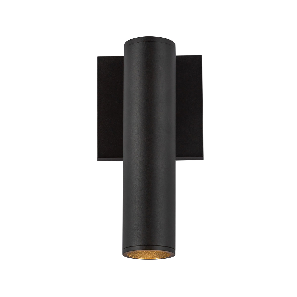 Lorna 9-in (2-in Dia.) 36 Degree Optic Black LED Wall Sconce by KUZCO