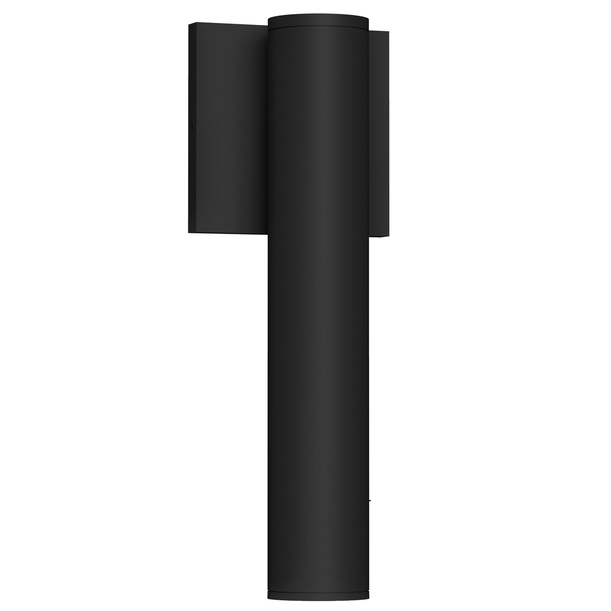 Lorna 12-in (2-in Dia.) 36 Degree Optic Black LED Wall Sconce by KUZCO