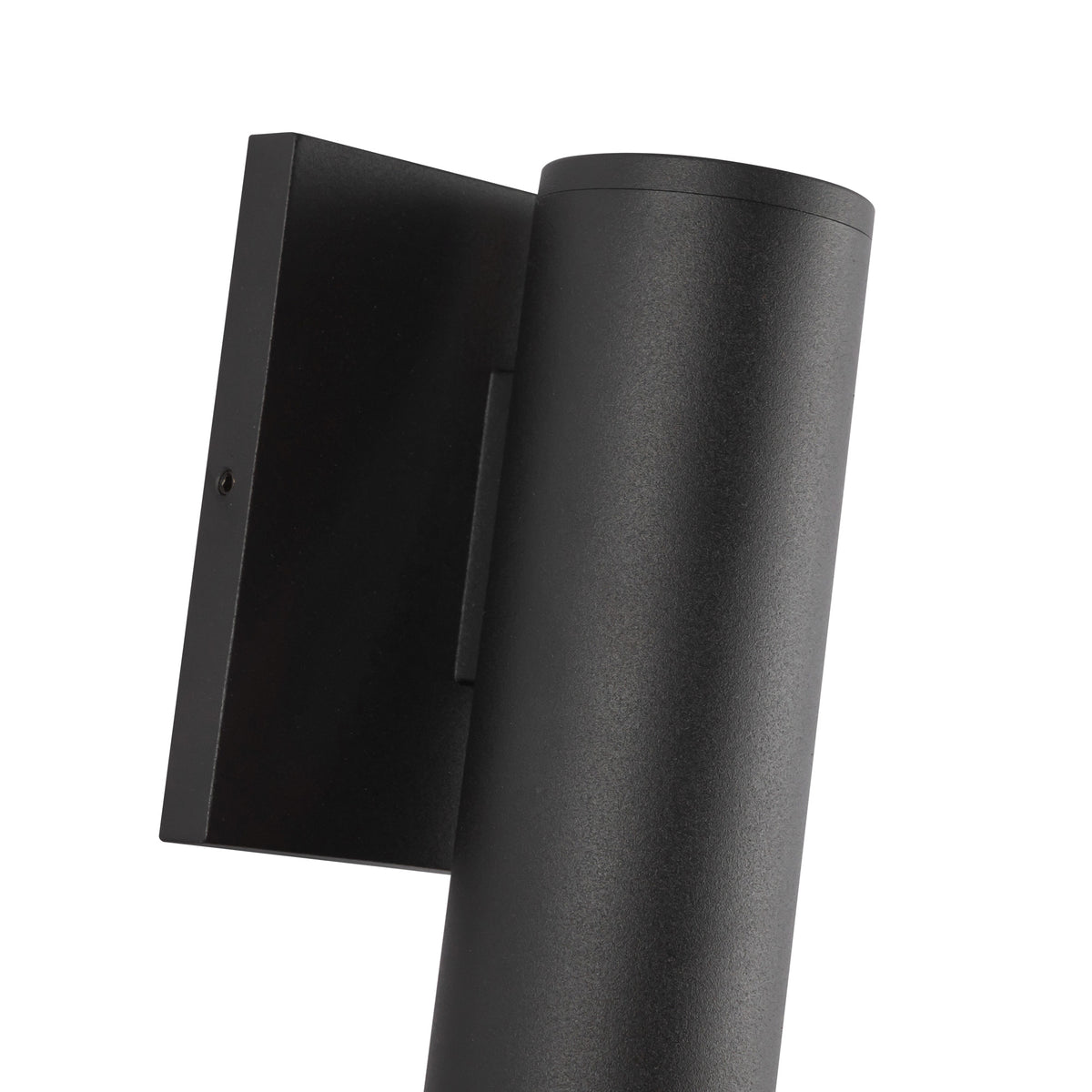 Lorna 12-in (2-in Dia.) 36 Degree Optic Black LED Wall Sconce by KUZCO