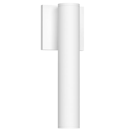 Lorna 12-in (2-in Dia.) 36 Degree Optic White LED Wall Sconce by KUZCO
