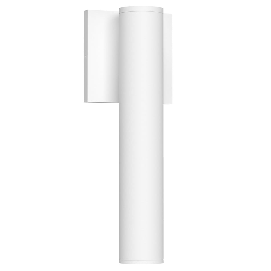 Lorna 12-in (2-in Dia.) 36 Degree Optic White LED Wall Sconce by KUZCO