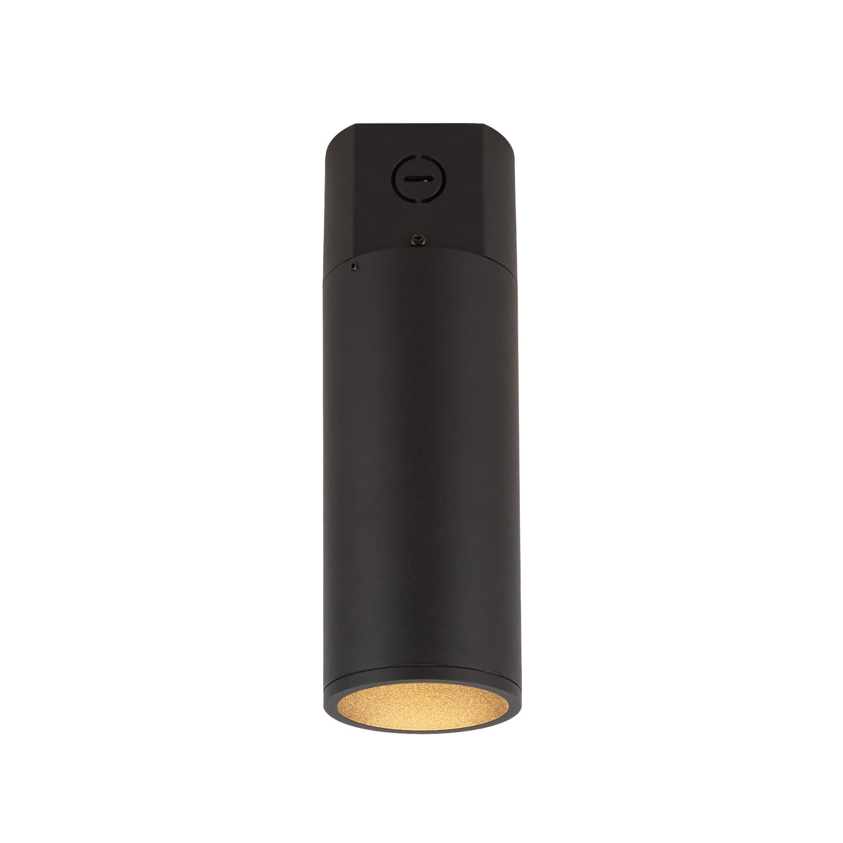Lorna 10-in (3-in Dia.) 36 Degree Optic Black LED Concrete Ceiling Mount by KUZCO