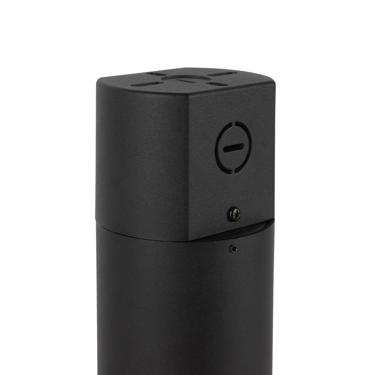 Lorna 10-in (3-in Dia.) 36 Degree Optic Black LED Concrete Ceiling Mount by KUZCO