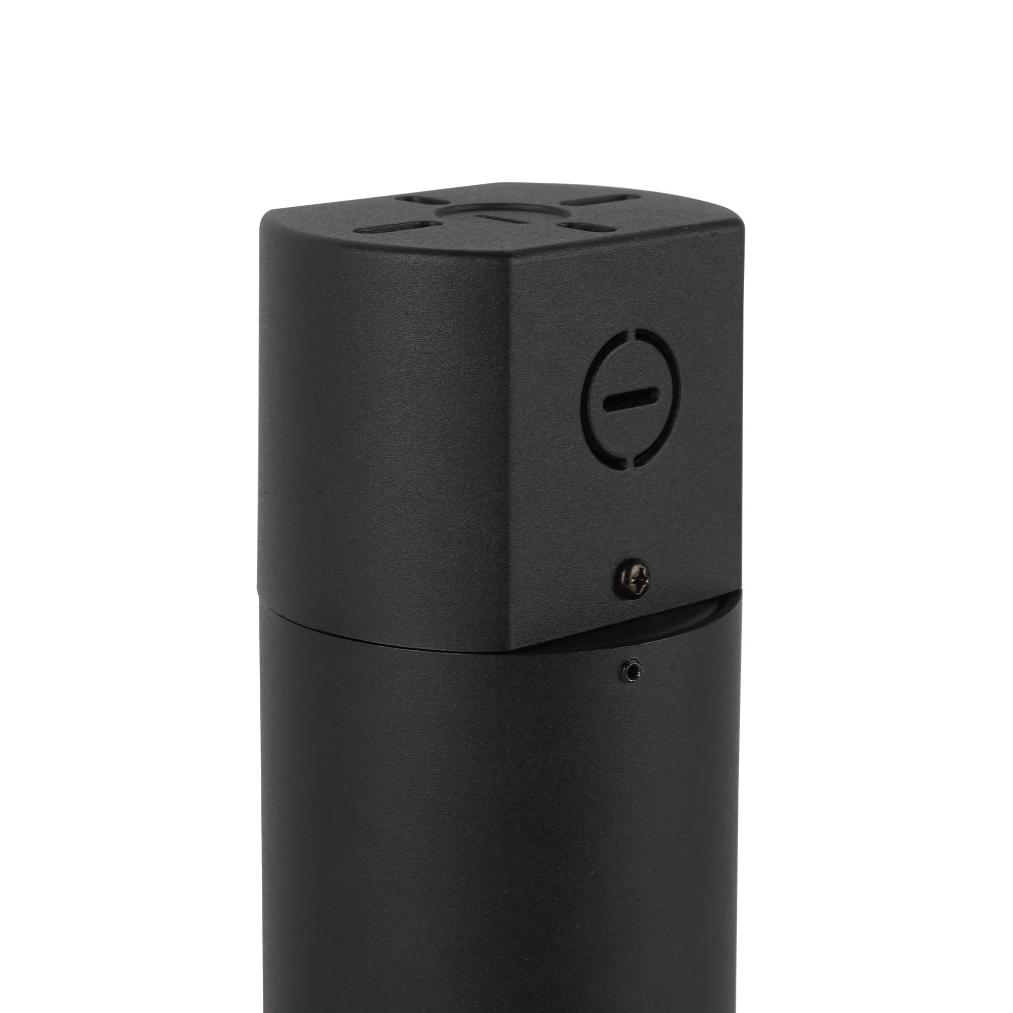 Lorna 10-in (3-in Dia.) 36 Degree Optic Black LED Concrete Ceiling Mount by KUZCO