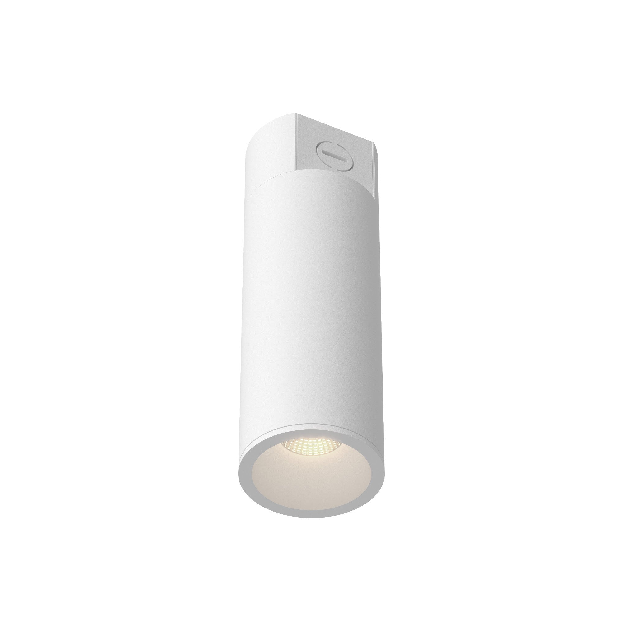Lorna 10-in (3-in Dia.) 36 Degree Optic White LED Concrete Ceiling Mount by KUZCO