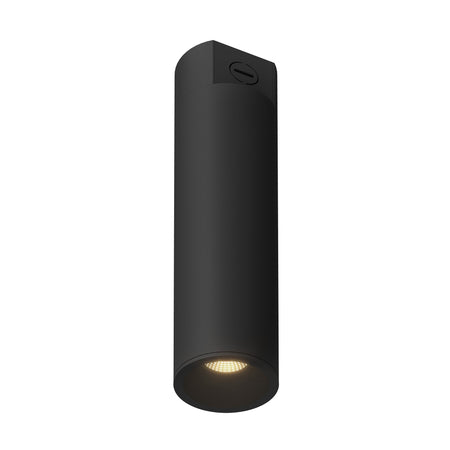 Lorna 14-in (3-in Dia.) 36 Degree Optic Black LED Concrete Ceiling Mount by KUZCO
