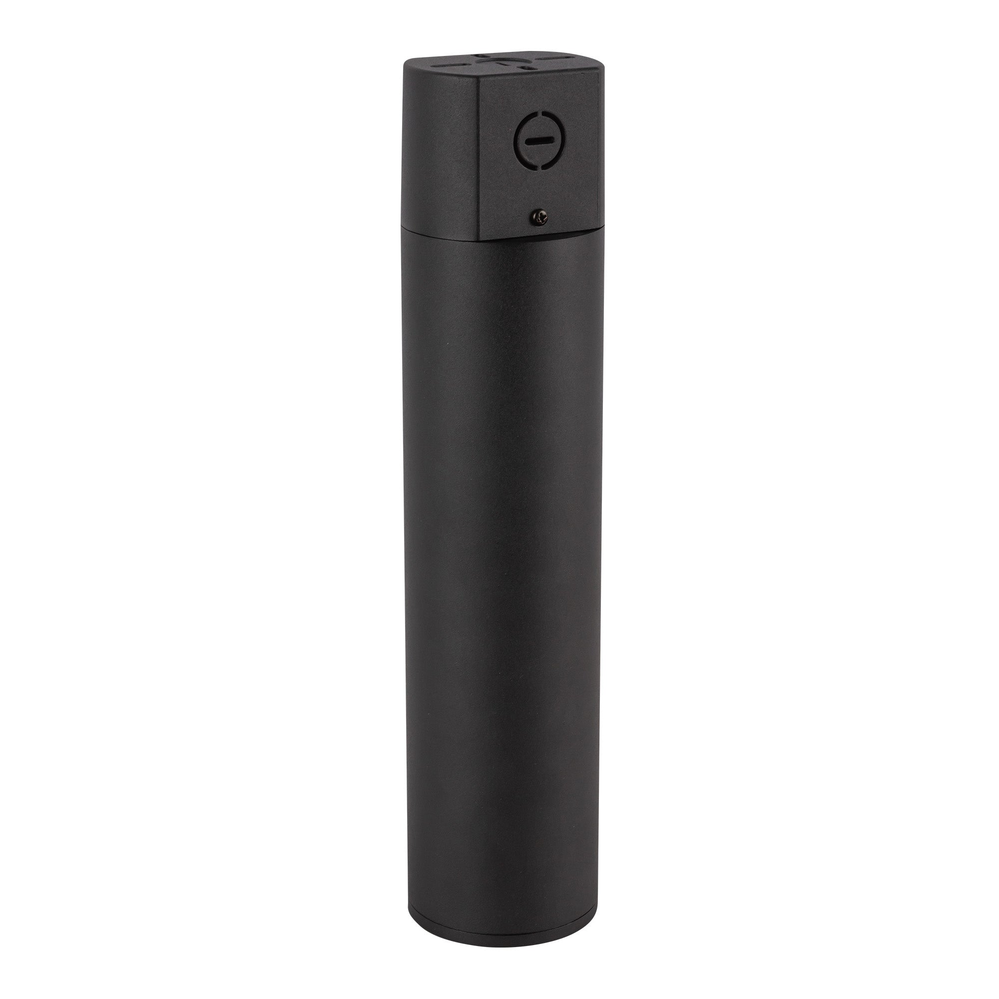 Lorna 14-in (3-in Dia.) 36 Degree Optic Black LED Concrete Ceiling Mount by KUZCO