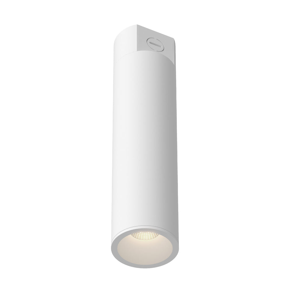Lorna 14-in (3-in Dia.) 36 Degree Optic White LED Concrete Ceiling Mount by KUZCO