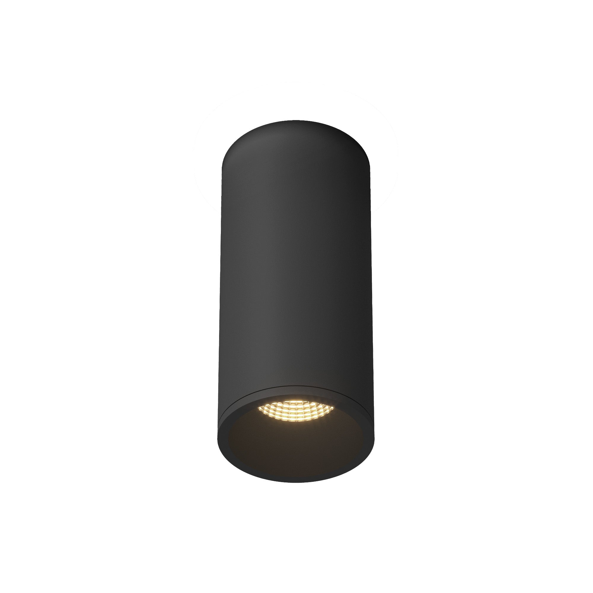 Lorna 7-in (3-in Dia.) 36 Degree Optic Black LED Flush Mount by KUZCO