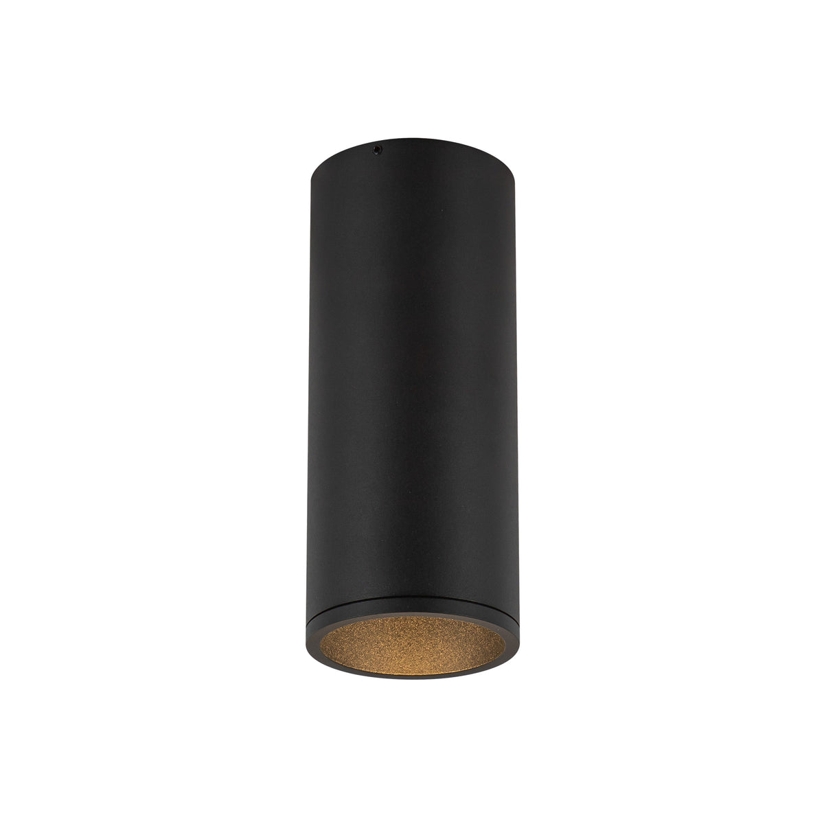 Lorna 7-in (3-in Dia.) 36 Degree Optic Black LED Flush Mount by KUZCO