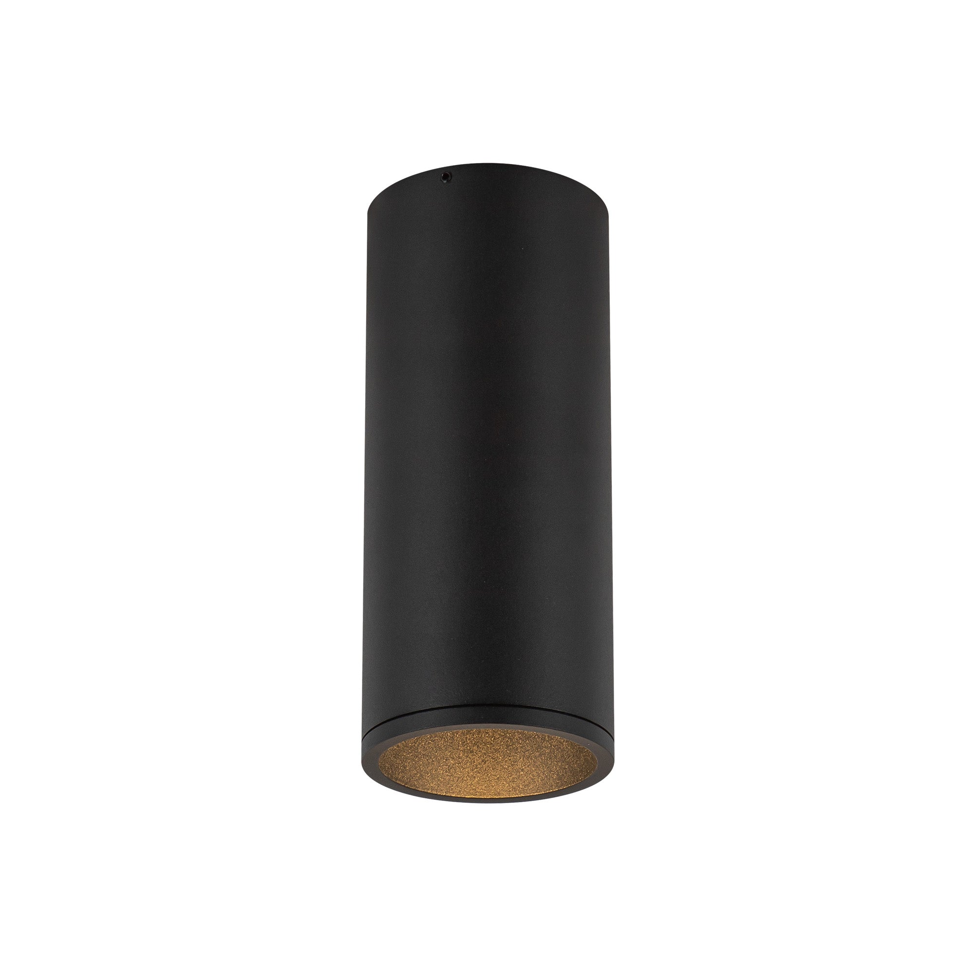 Lorna 7-in (3-in Dia.) 36 Degree Optic Black LED Flush Mount by KUZCO