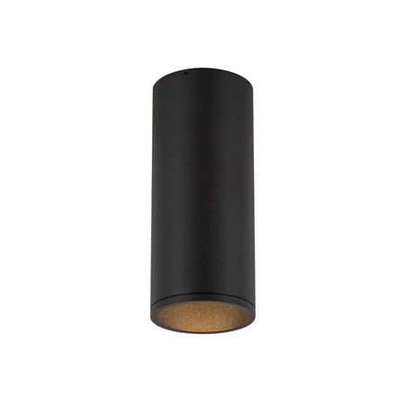 Lorna 7-in (3-in Dia.) 36 Degree Optic Black LED Flush Mount by KUZCO