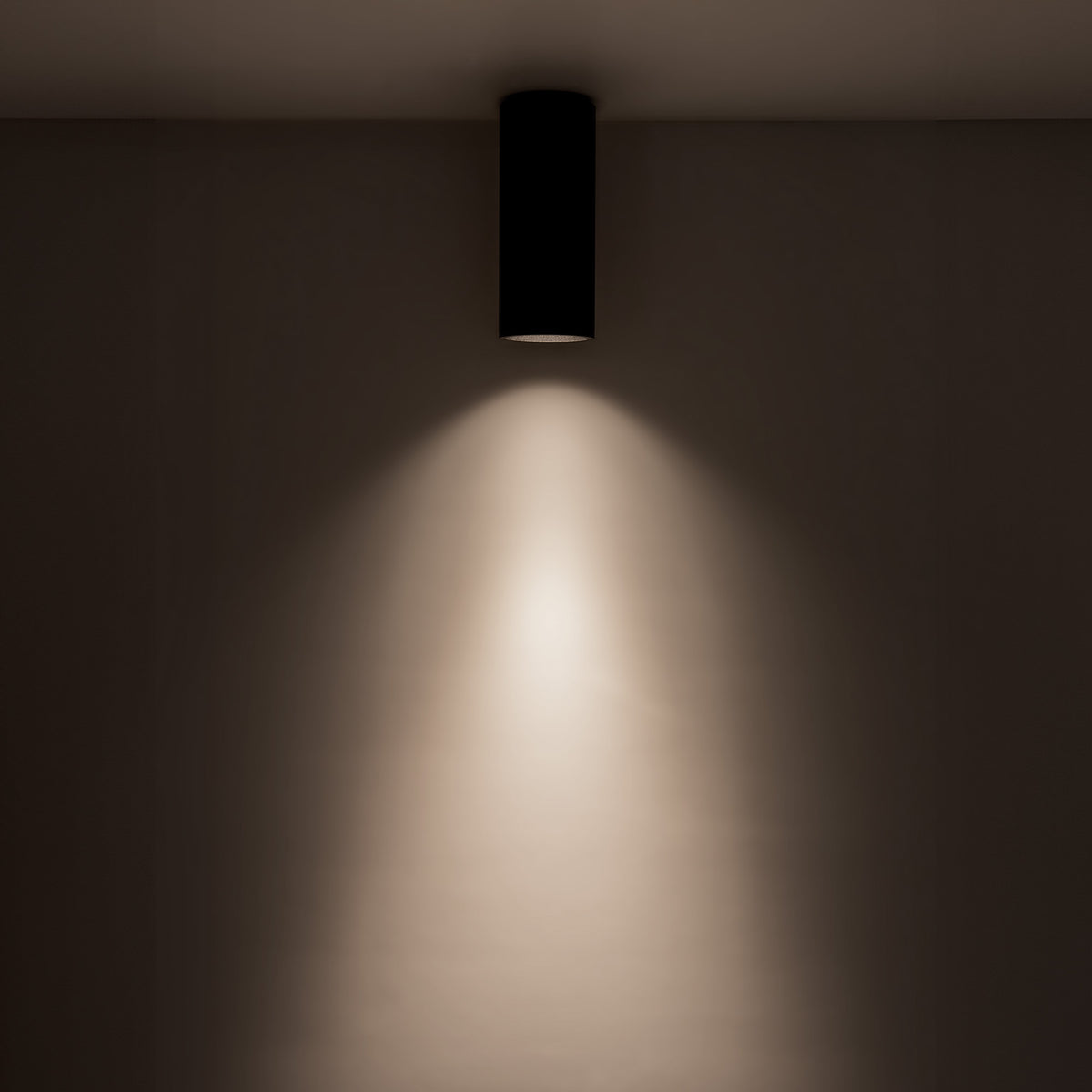 Lorna 7-in (3-in Dia.) 36 Degree Optic Black LED Flush Mount by KUZCO