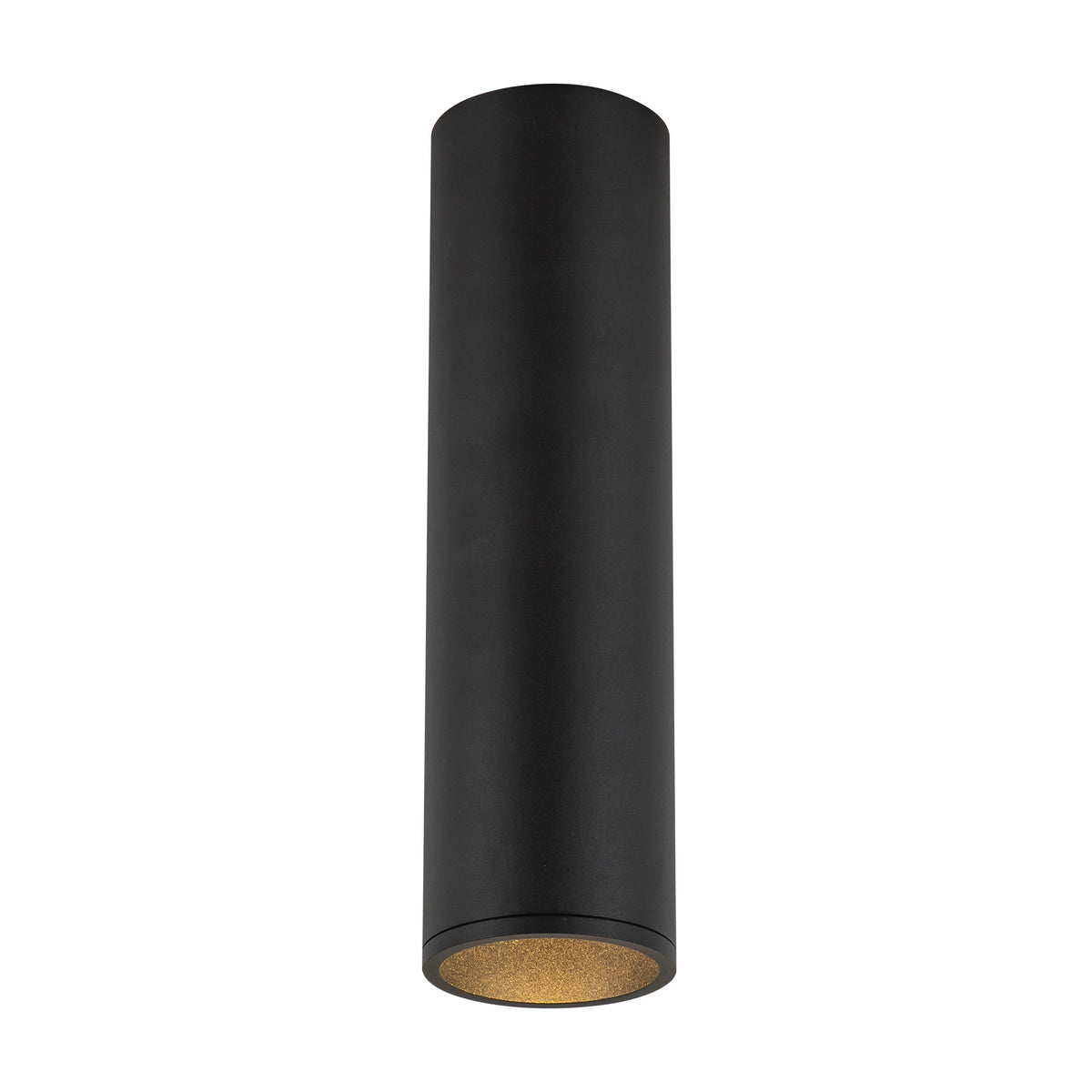 Lorna 11-in (3-in Dia.) 36 Degree Optic Black LED Flush Mount by KUZCO