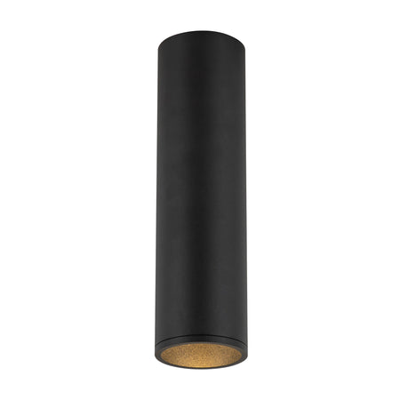 Lorna 11-in (3-in Dia.) 36 Degree Optic Black LED Flush Mount by KUZCO