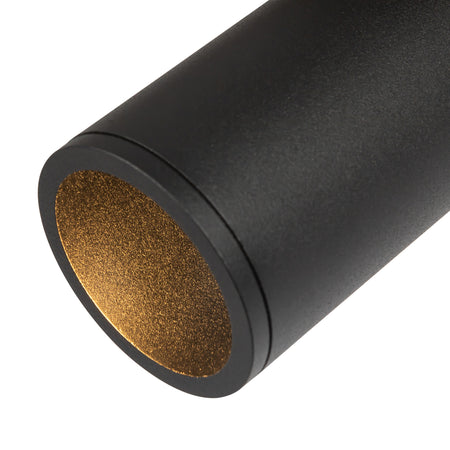Lorna 11-in (3-in Dia.) 36 Degree Optic Black LED Flush Mount by KUZCO