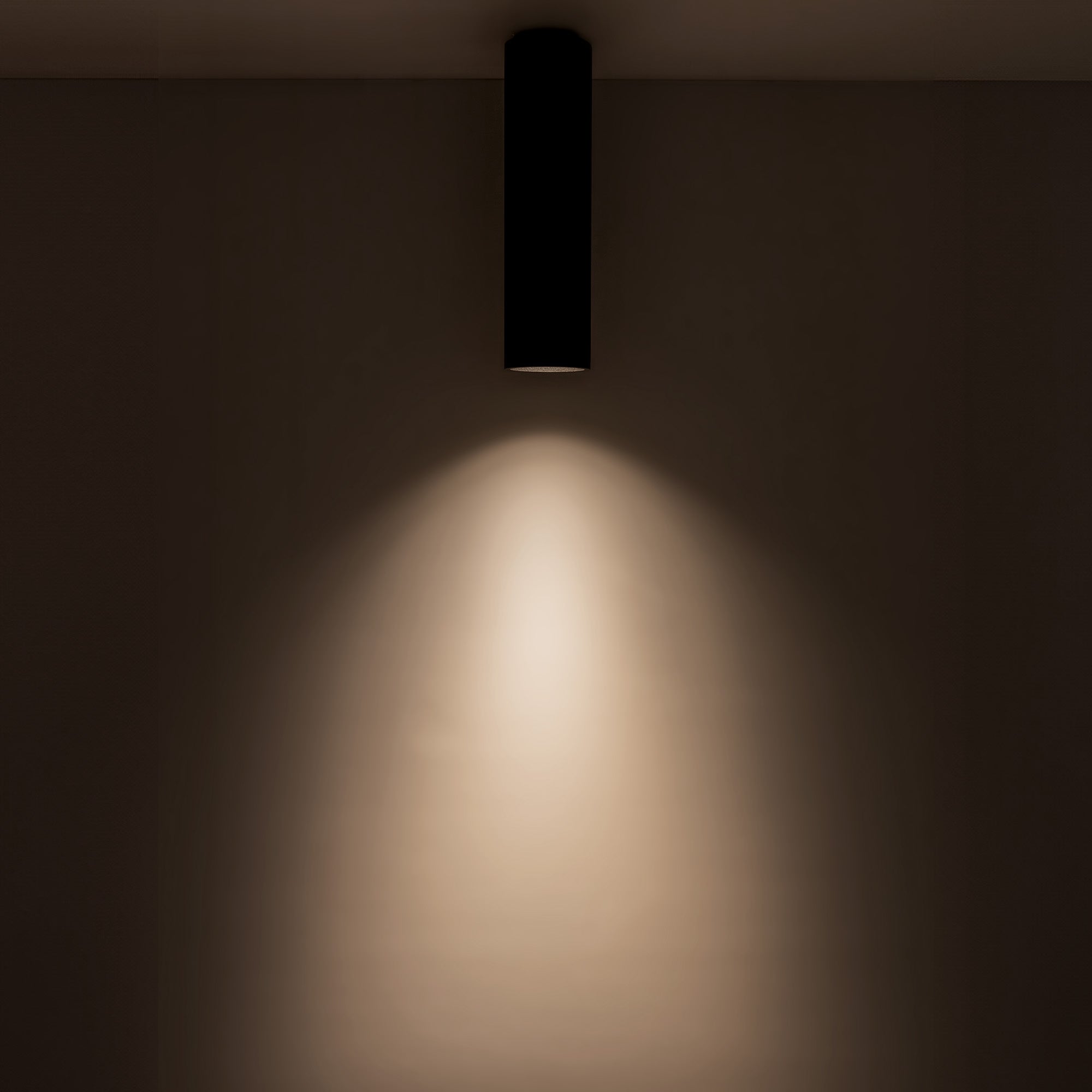 Lorna 11-in (3-in Dia.) 36 Degree Optic Black LED Flush Mount by KUZCO