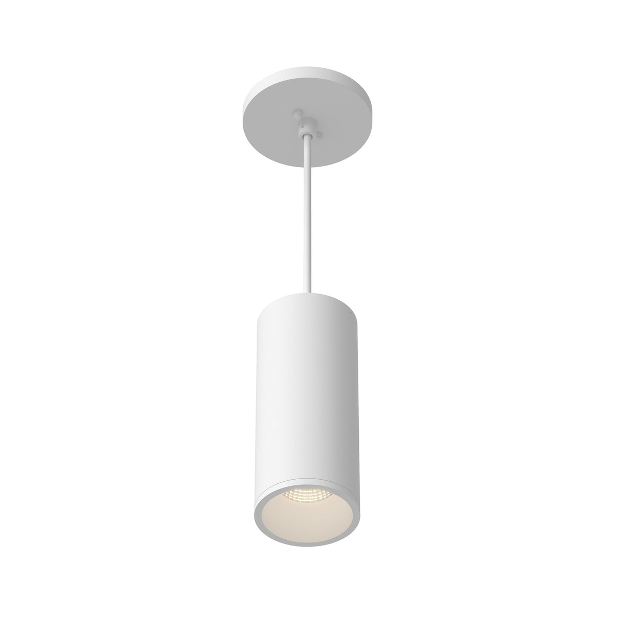 Lorna 8-in (3-in Dia.) 36 Degree Optic White LED Pendant by KUZCO