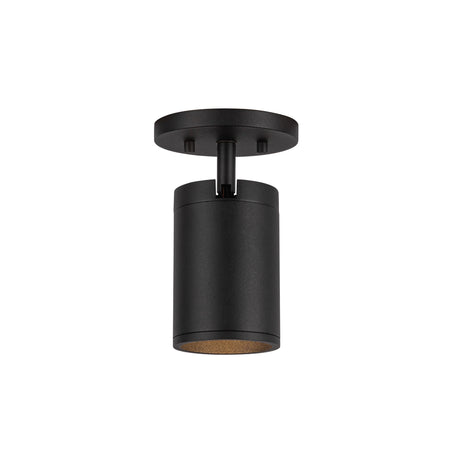Lorna 6-in (3-in Dia.) 36 Degree Optic Black LED Adjustable Ceiling Mount by KUZCO