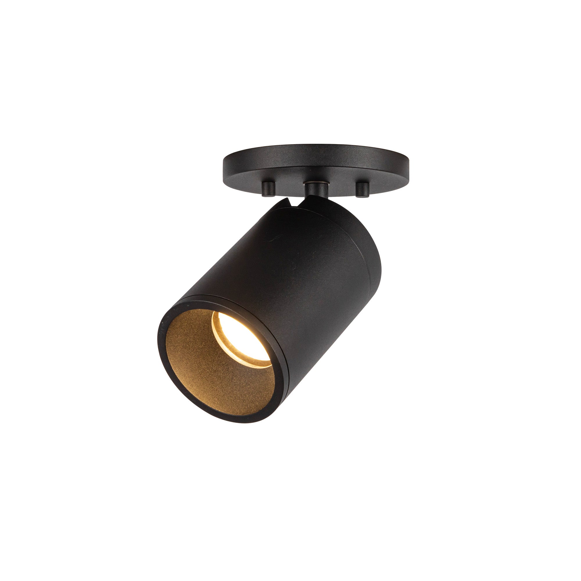 Lorna 6-in (3-in Dia.) 36 Degree Optic Black LED Adjustable Ceiling Mount by KUZCO