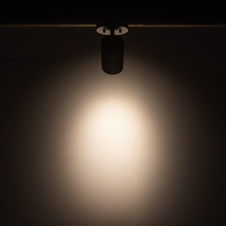 Lorna 6-in (3-in Dia.) 36 Degree Optic Black LED Adjustable Ceiling Mount by KUZCO