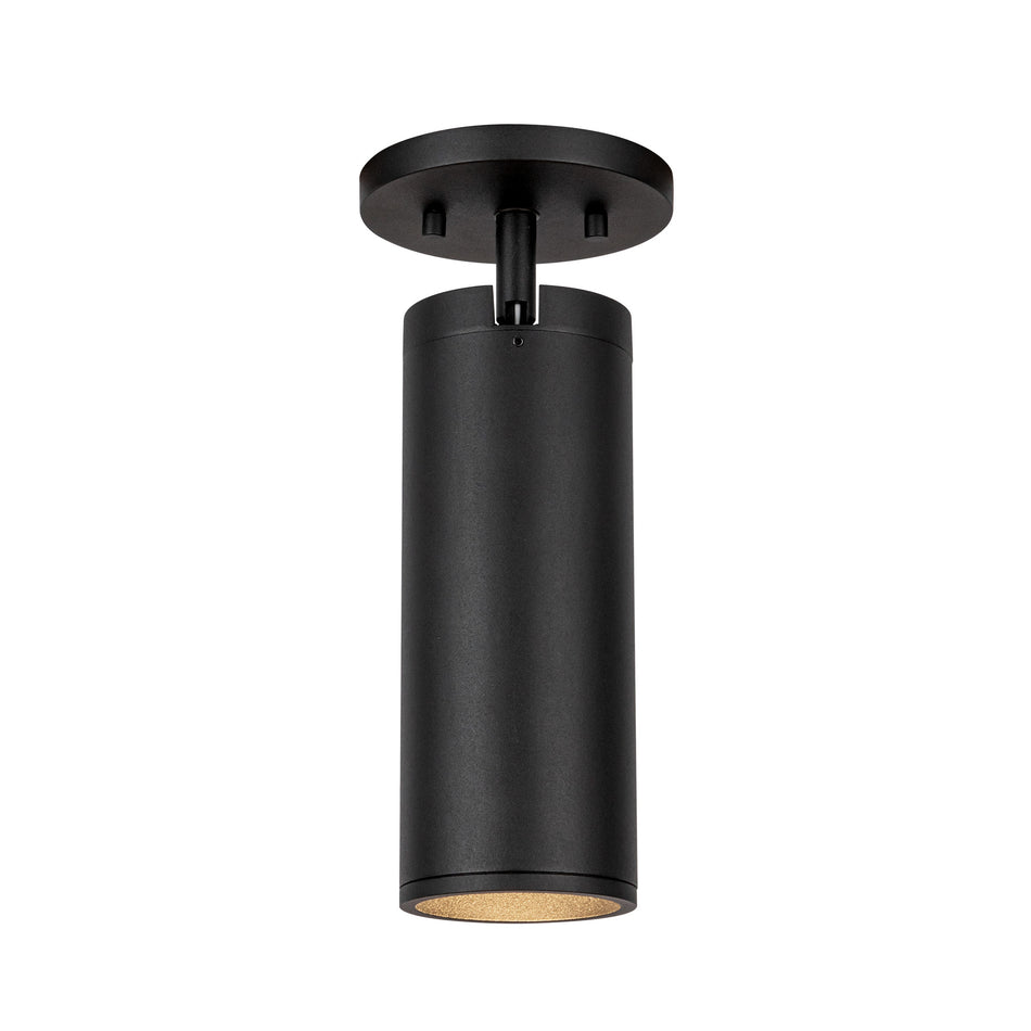 Lorna 9-in (3-in Dia.) 36 Degree Optic Black LED Adjustable Ceiling Mount by KUZCO