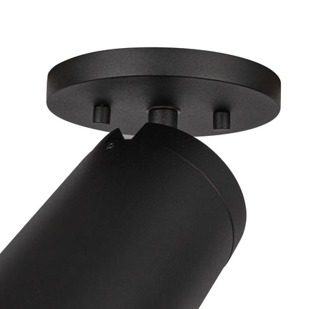 Lorna 9-in (3-in Dia.) 36 Degree Optic Black LED Adjustable Ceiling Mount by KUZCO