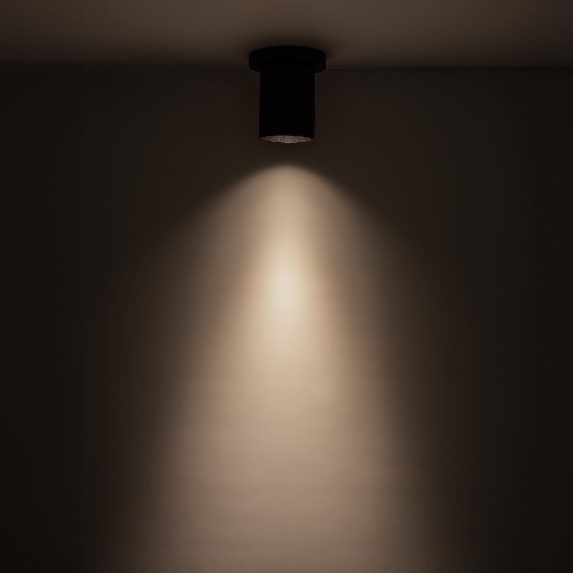 Lorna 4-in (3-in Dia.) 36 Degree Optic Black LED Ceiling Mount by KUZCO