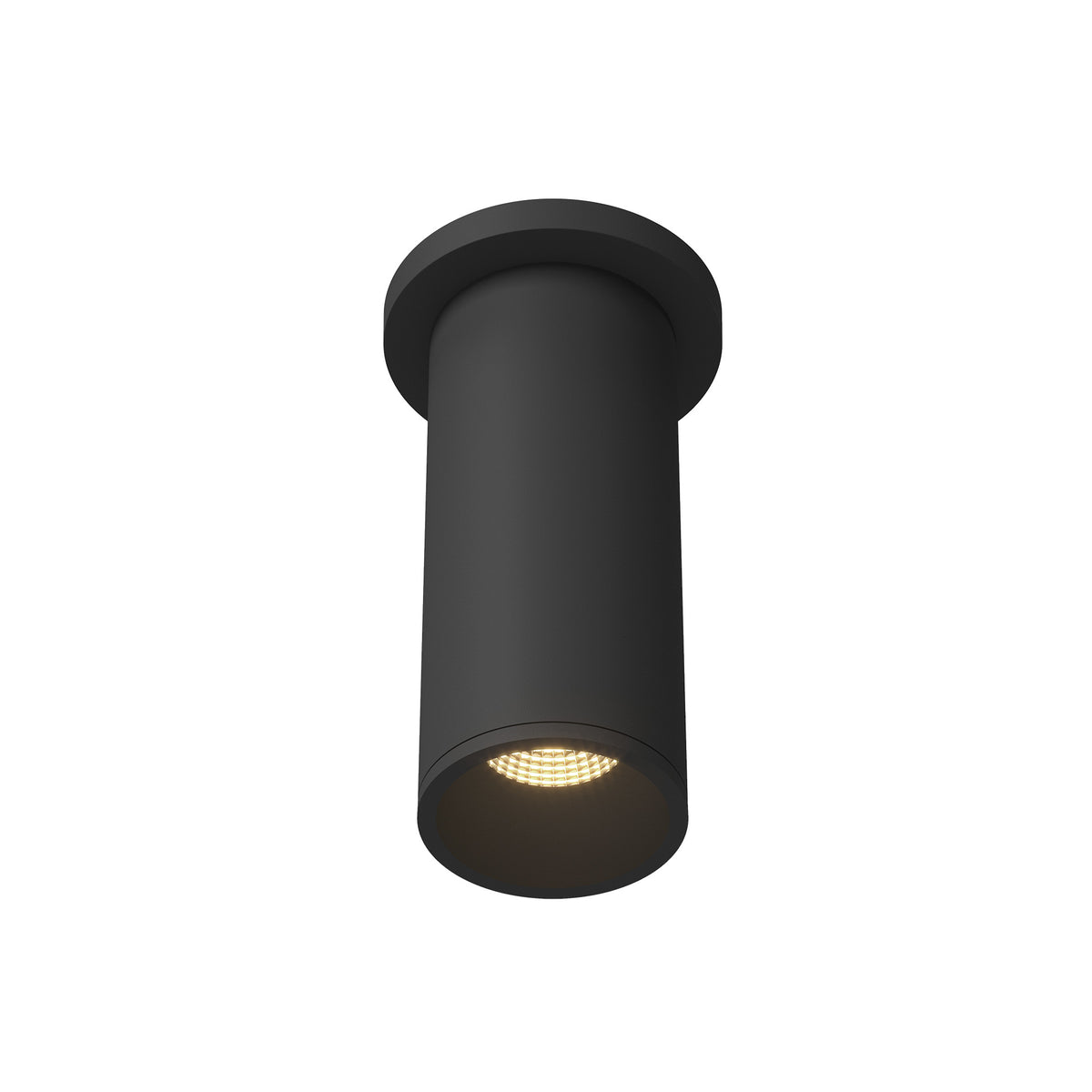 Lorna 8-in (3-in Dia.) 36 Degree Optic Black LED Ceiling Mount by KUZCO