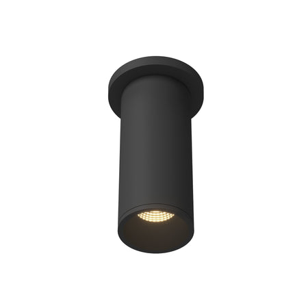 Lorna 8-in (3-in Dia.) 36 Degree Optic Black LED Ceiling Mount by KUZCO