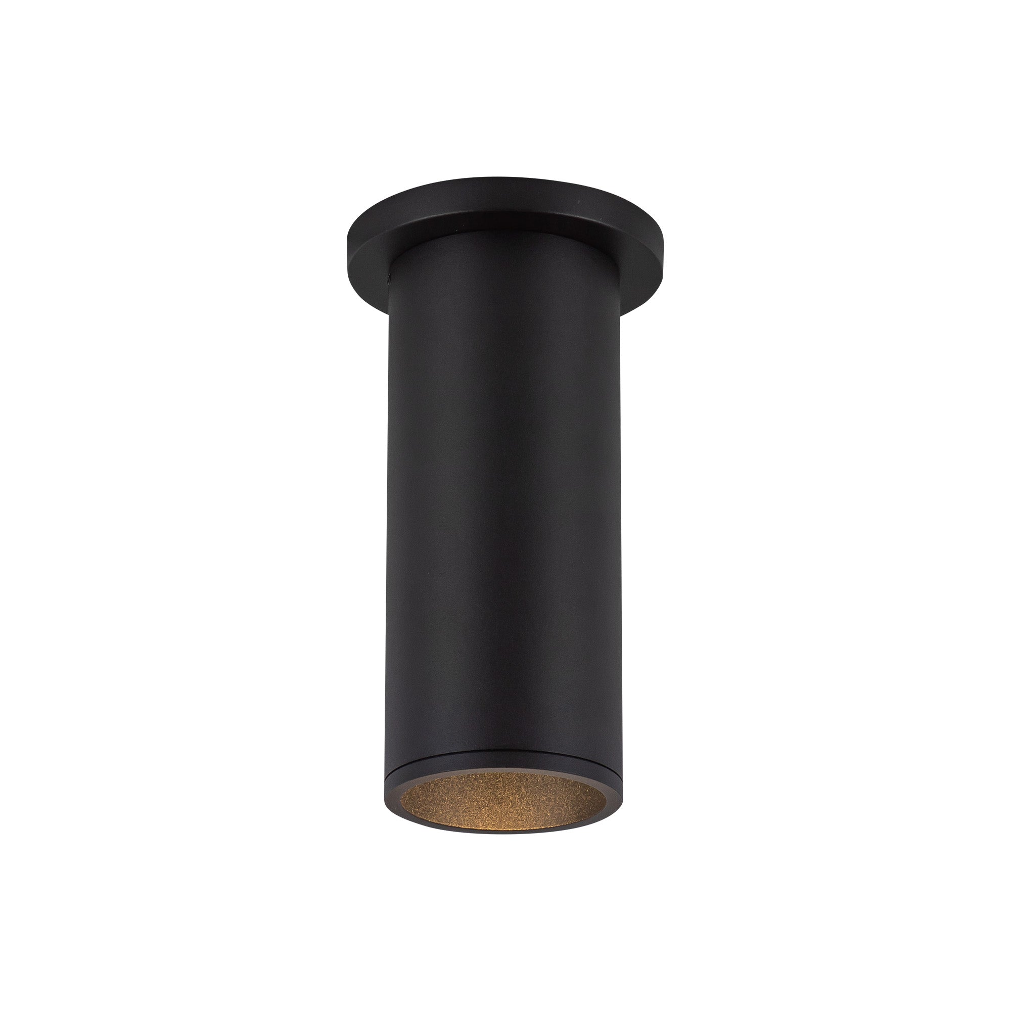 Lorna 8-in (3-in Dia.) 36 Degree Optic Black LED Ceiling Mount by KUZCO