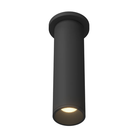 Lorna 12-in (3-in Dia.) 36 Degree Optic Black LED Ceiling Mount by KUZCO