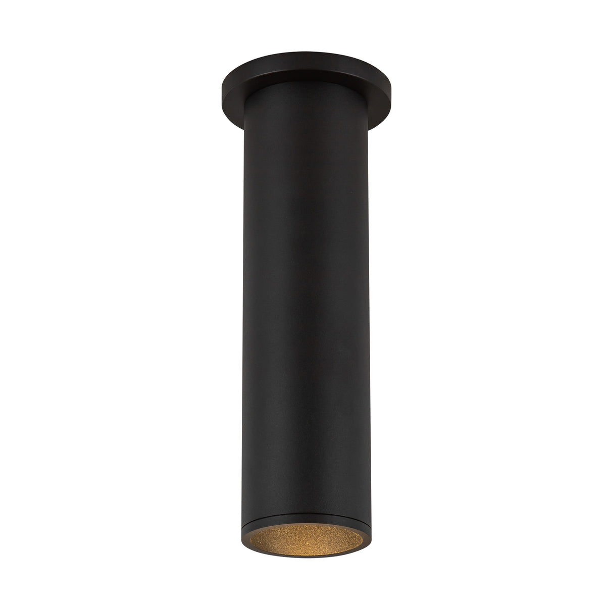 Lorna 12-in (3-in Dia.) 36 Degree Optic Black LED Ceiling Mount by KUZCO