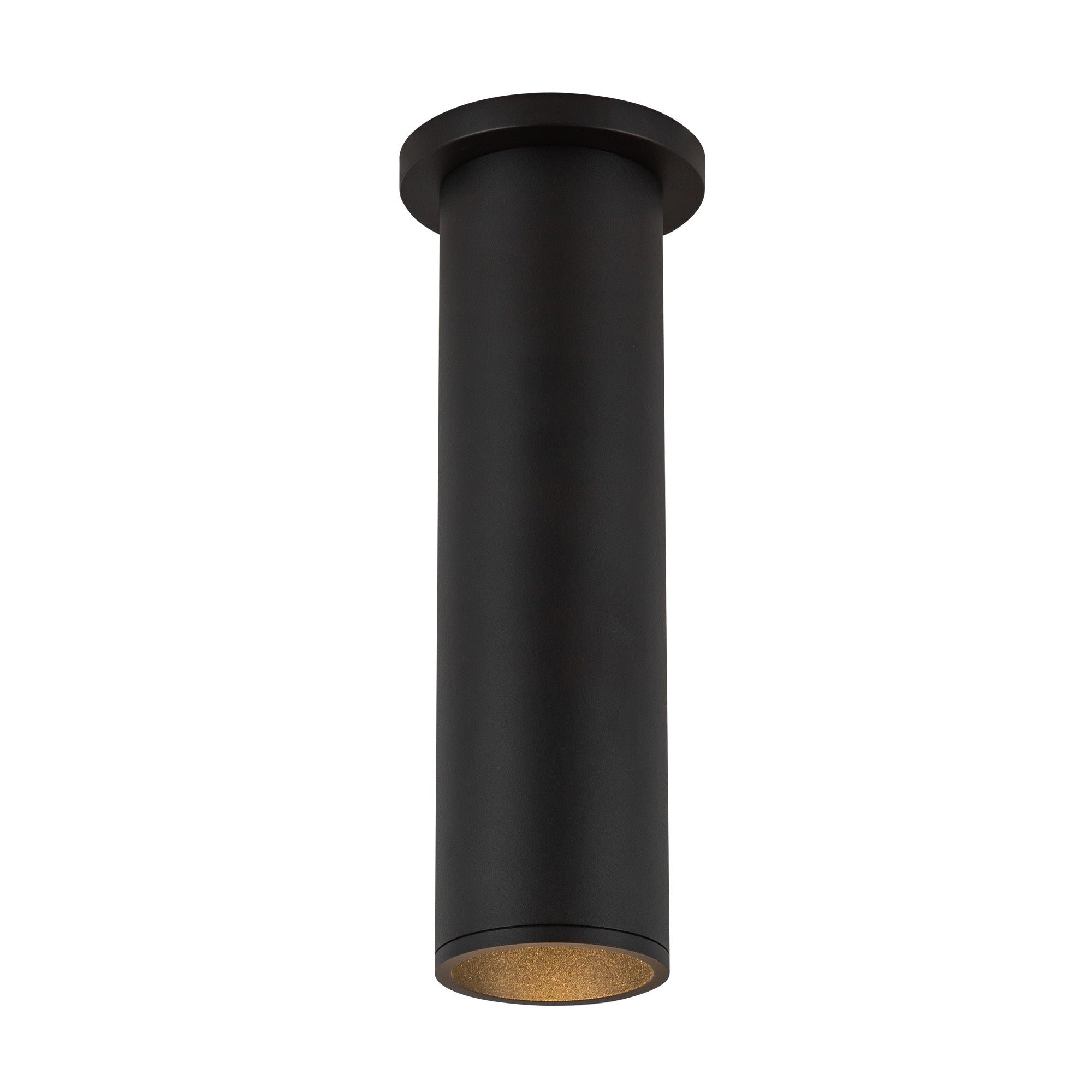 Lorna 12-in (3-in Dia.) 36 Degree Optic Black LED Ceiling Mount by KUZCO