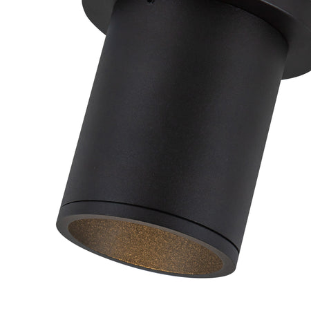 Lorna 12-in (3-in Dia.) 36 Degree Optic Black LED Ceiling Mount by KUZCO