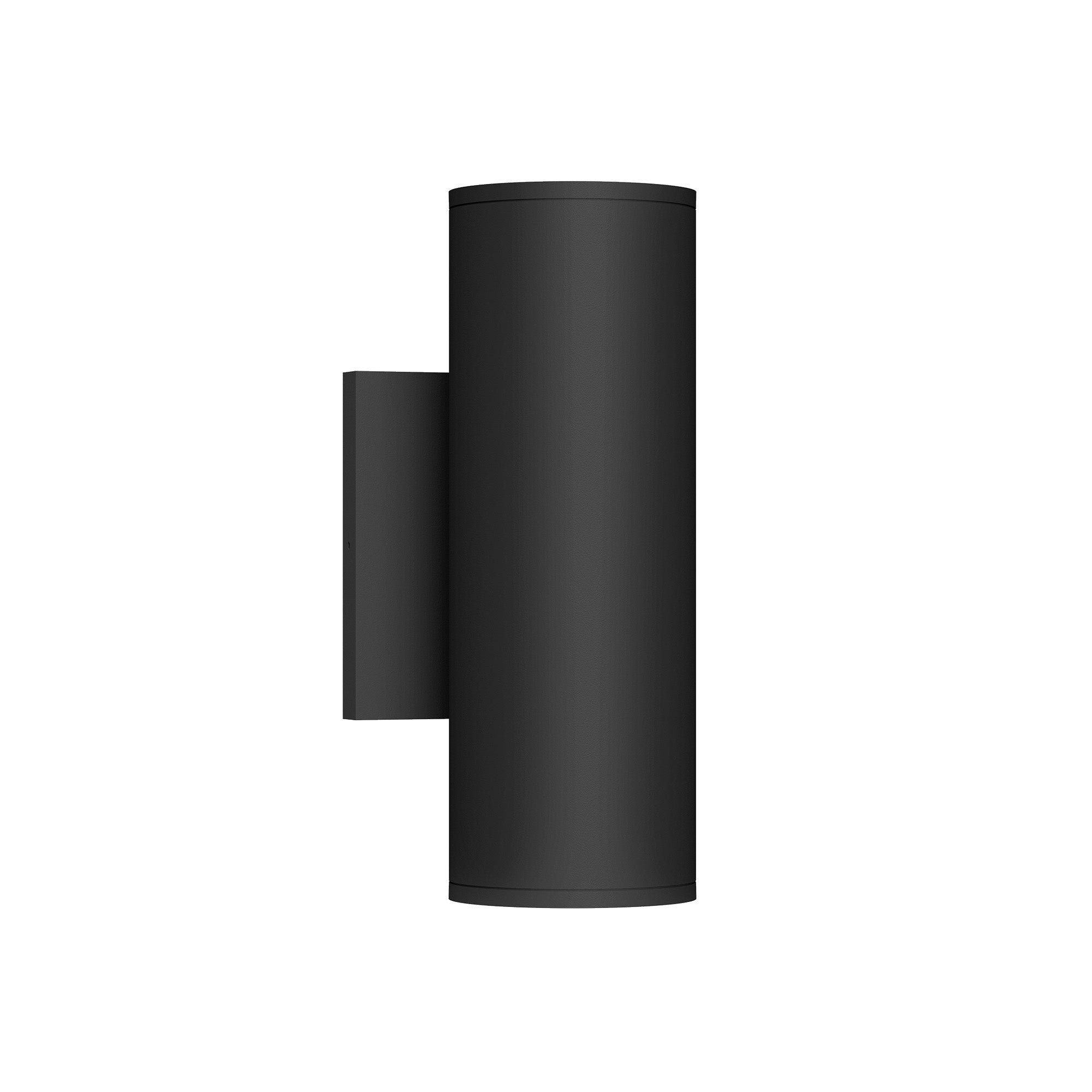 Lorna 9-in (3-in Dia.) 36 Degree Optic Black LED Wall Sconce Up/Down Light by KUZCO