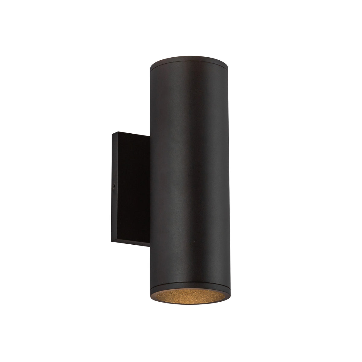 Lorna 9-in (3-in Dia.) 36 Degree Optic Black LED Wall Sconce Up/Down Light by KUZCO